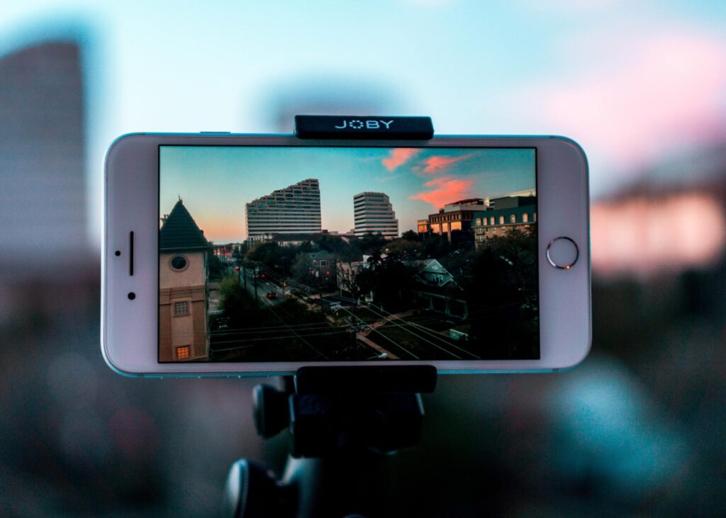 Phone on a Tripod