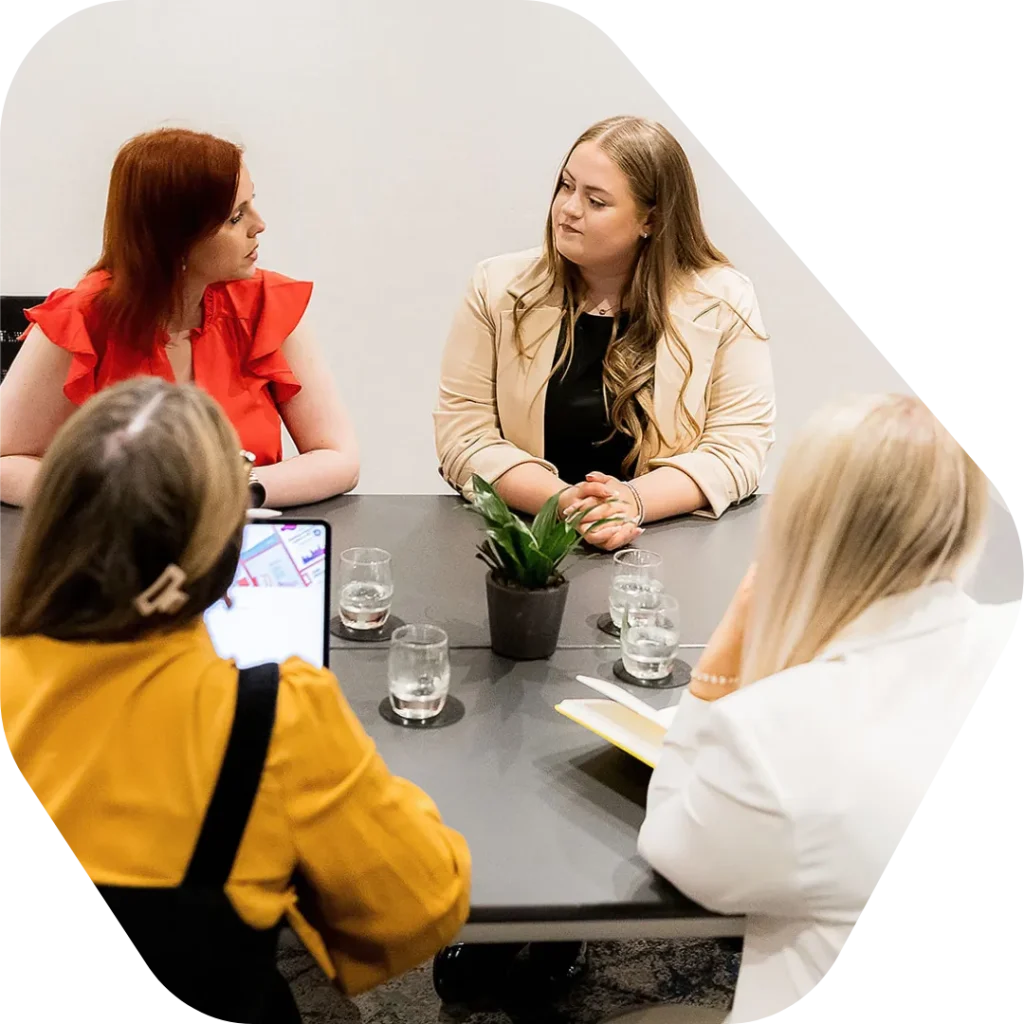 Youbee Media team in a meeting